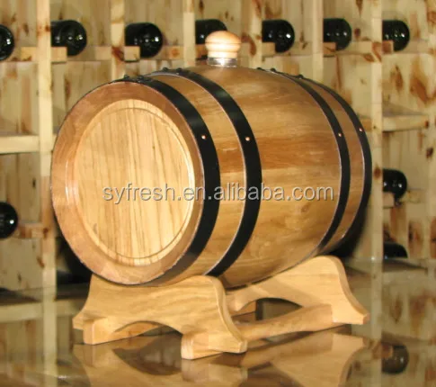 high quality decorative French American wooden oak barrel