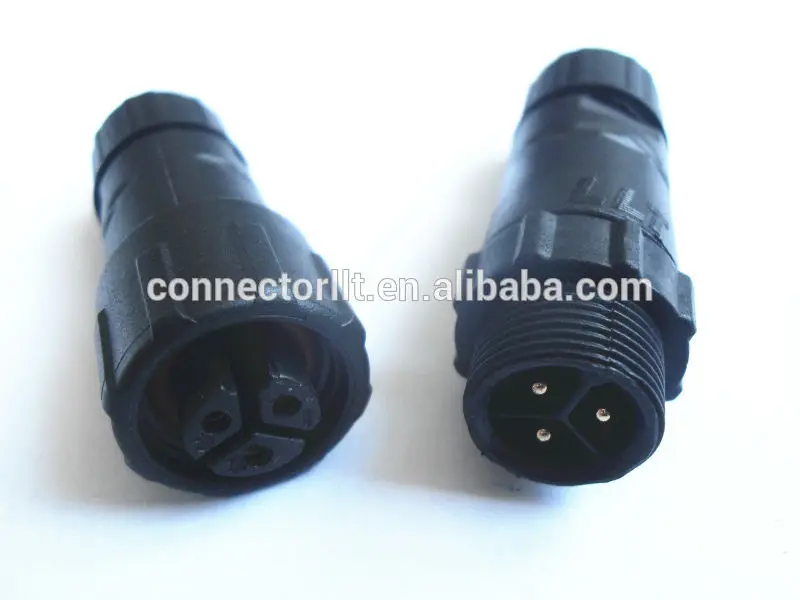 m14 quick lock 3 way waterproof connector