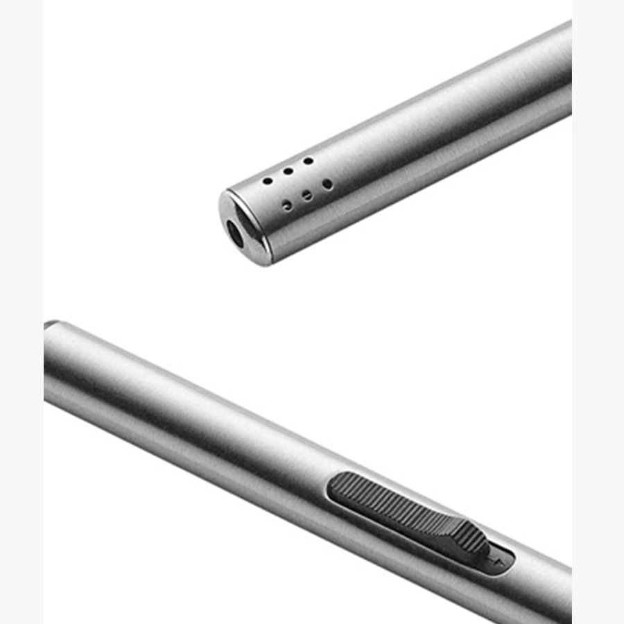 Ветрозащитная Бутановая газовая алюминиевая Зажигалка для барбекю, подходит для пикника на открытом воздухе