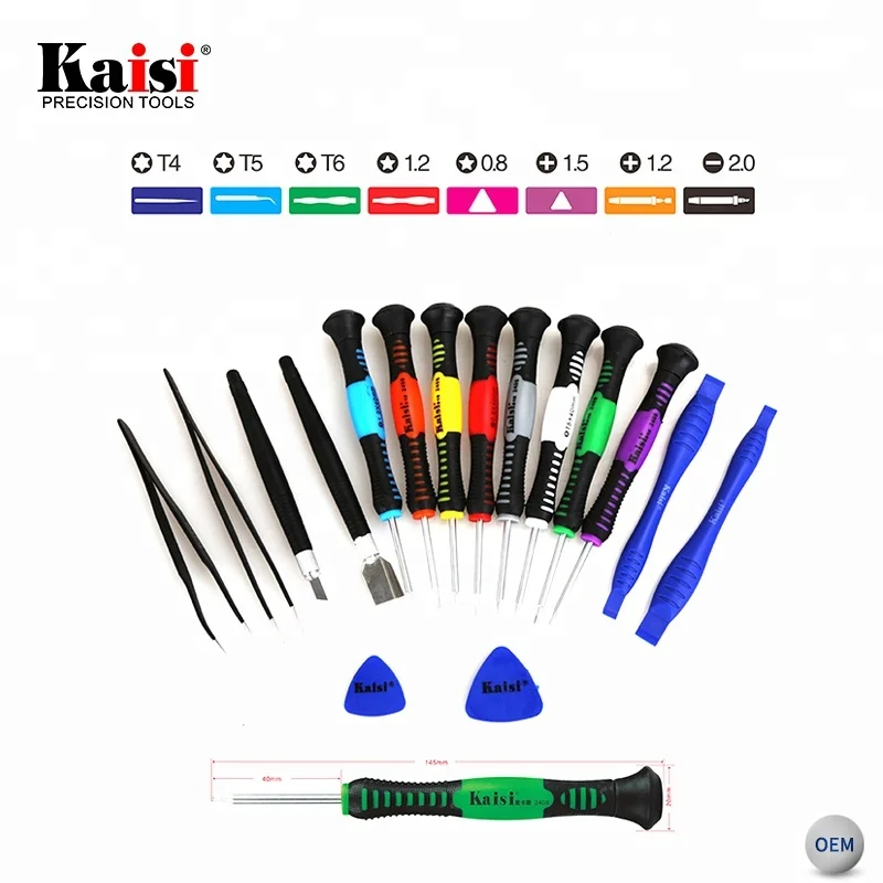  Многофункциональный прецизионный Набор отверток Kaisi 2408 16 в 1 для ремонта мобильных телефонов