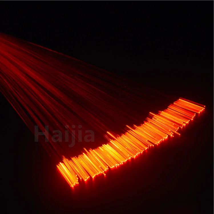 2020 new price superbright CK - 60 straighten end glow or sparkle pmma fiber optic cable