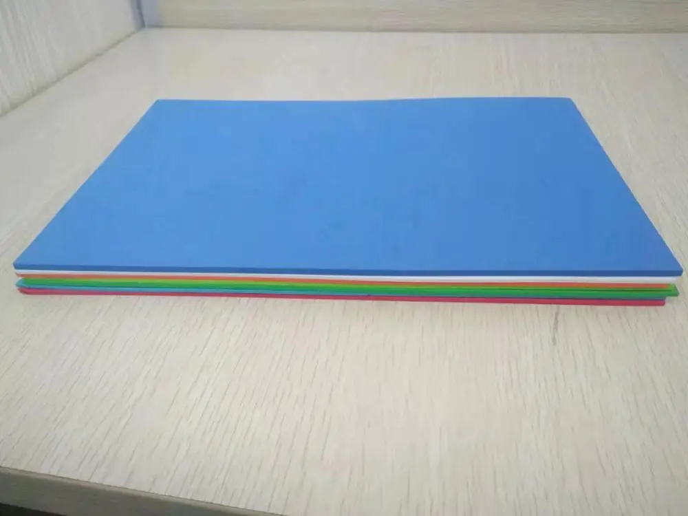eco friendly colorful  A4 size EVA foam sheet