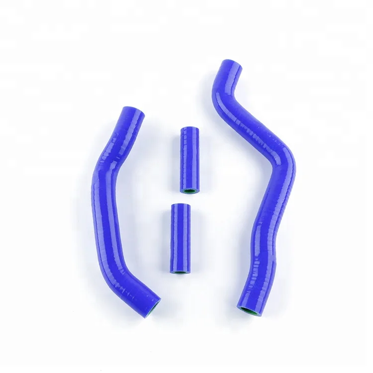 Blue for KAWASAKI KX125 KX 125 2005-2007 Coolant Silicone Radiator Hose