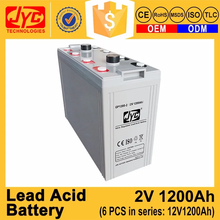 Rechargeable Valve Regulated Lead Acid 12v 1200Ah Batteries