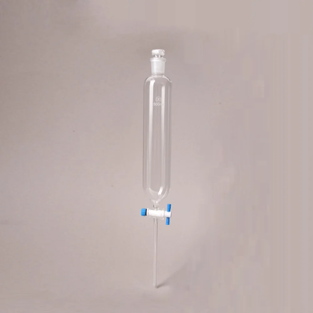 
HUAOU Laboratory Glassware Cylindrical Shape Separatory Funnel 