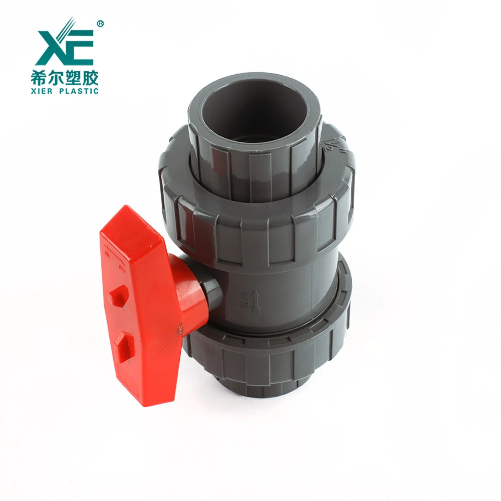 China supplier 1/2-2 inch pvc plastic true union ball valve for irrigation