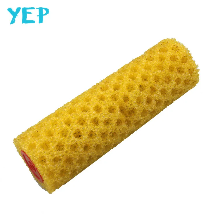 Yep Yellow Decorative Germany Foam High Quality Texture Foam Paint Roller