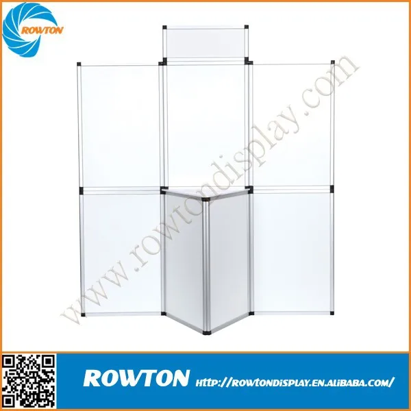 
Aluminum modular PVC board wall display folding panel 