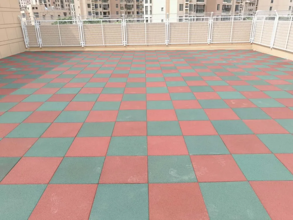 
outdoor/indoor children playground rubber tile/mat/flooring 
