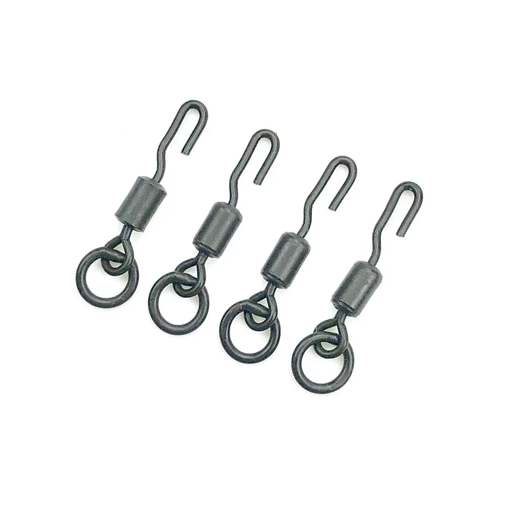 Carp fishing accessories spinner swivels ronnie rig hook link bait screw end tackle