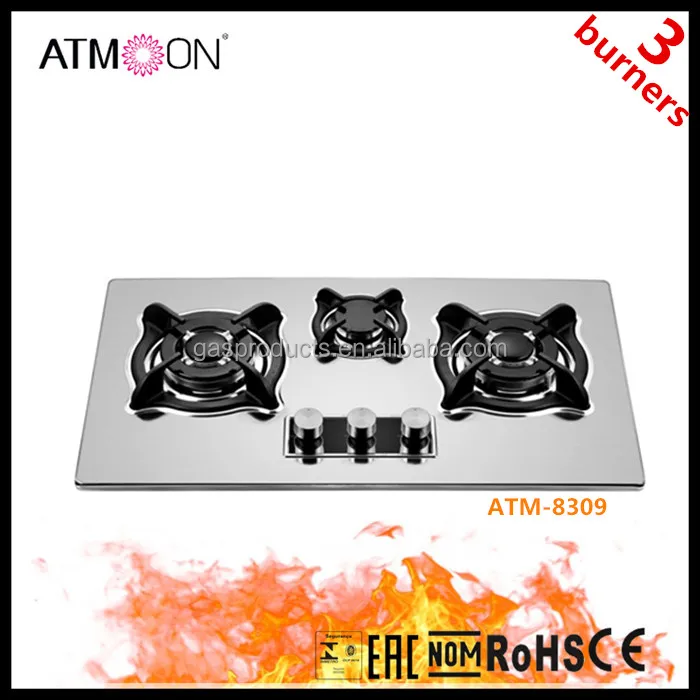 Build In Gas Stove 3 Burner For Home Appliance