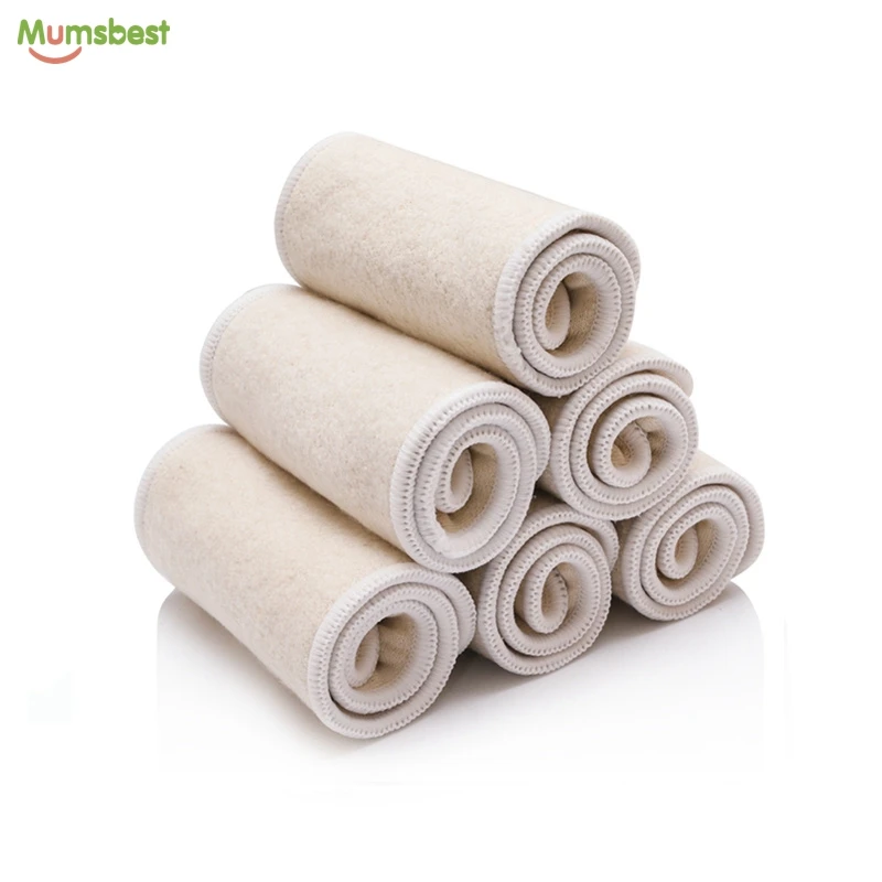
Washable reusable bamboo material baby cloth diaper insert 