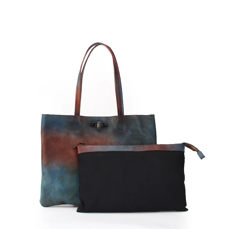 Newest Tote Bag Ladies Girls Genuine Leather Custom Organizer Handbag