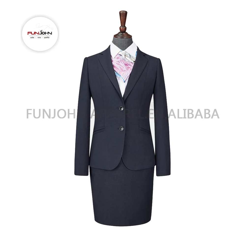office uniform design suit women business suit for hotel receptionist uniforms