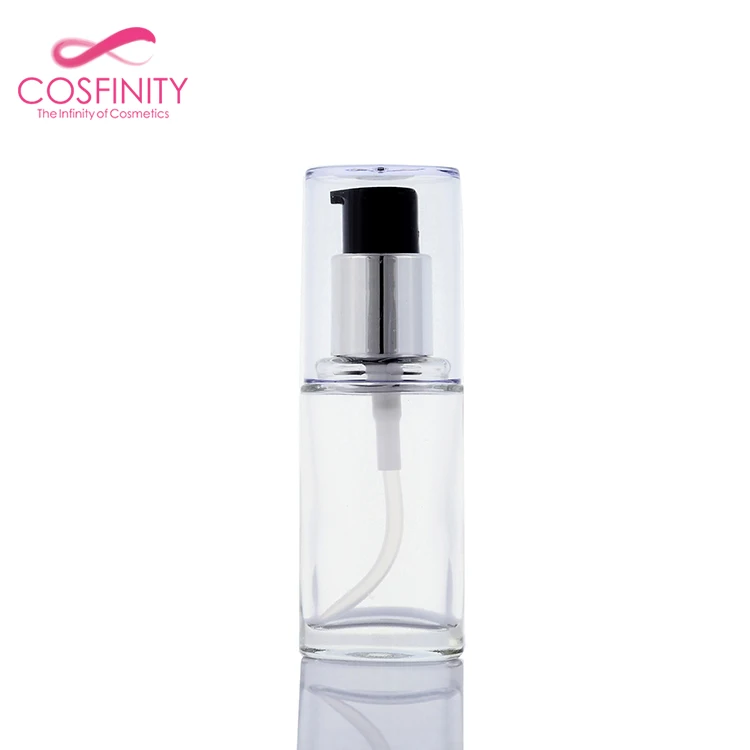 CP07-0017 Cheap price no minimum order acrylic liquid foundation bottle with liquid pipe
