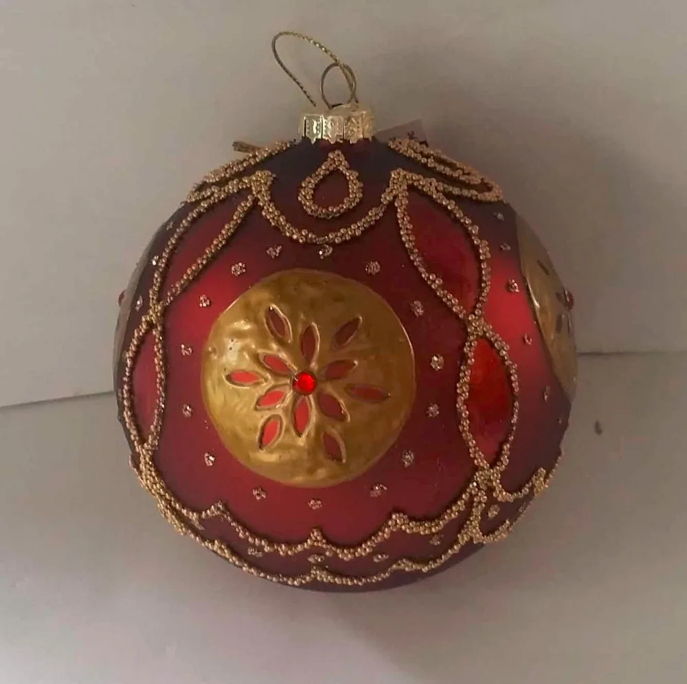 Beautiful design handicrafts Christmas decoration glass baubles