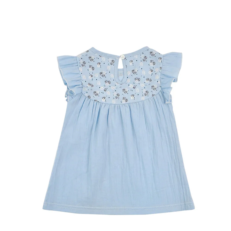New Mold 1 Year Children Clothes Flower Girl Dress Cute Baby Girls Dresses Ruffle Sleeve Baby Girls Clothes Short Sleeve Long