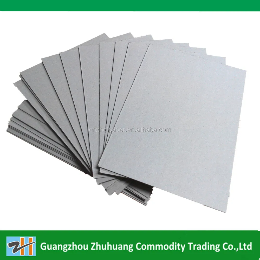 Grey Paper Board for Stationary Book Cover Book Binding Grey Paper Board