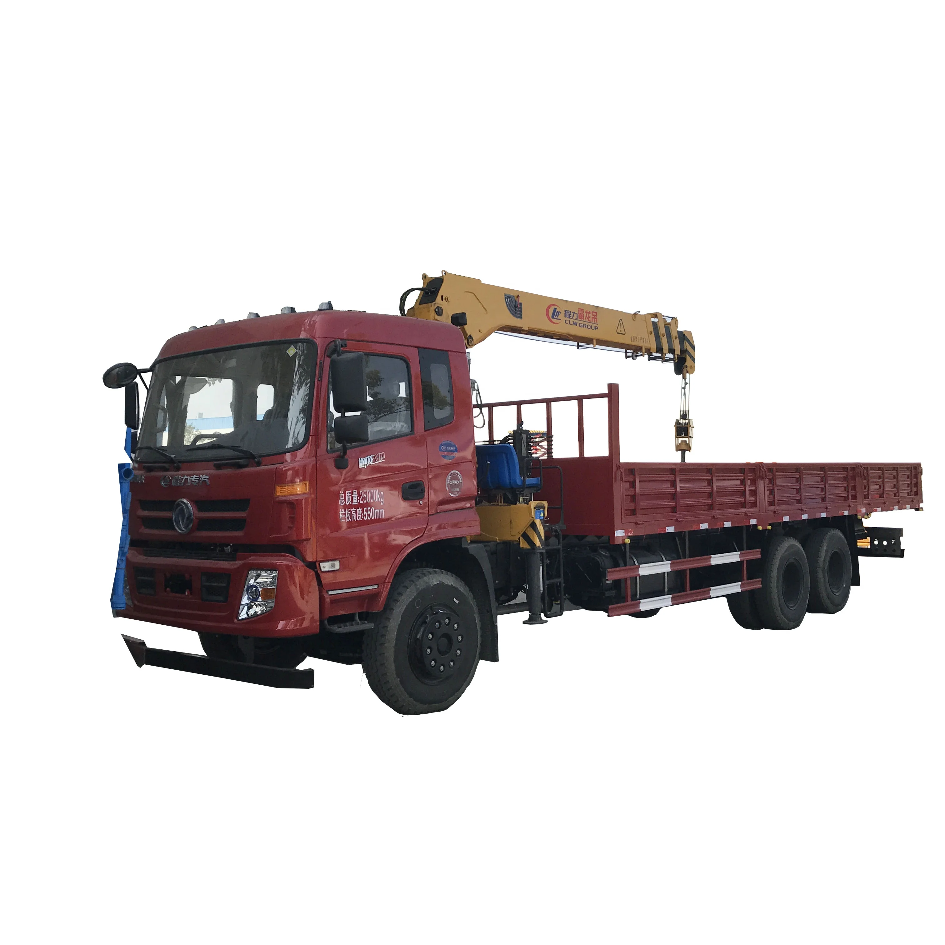 high quality 6X4 truck mounted crane 12 Tons clamp brick truck crane for sale