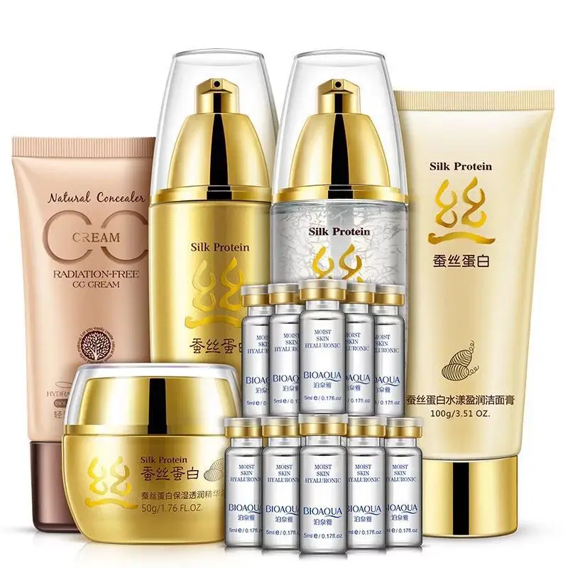 
Bioaqua Private Label Snail Creams Whitening Moist Anti Wrinkle Sets Face Care 