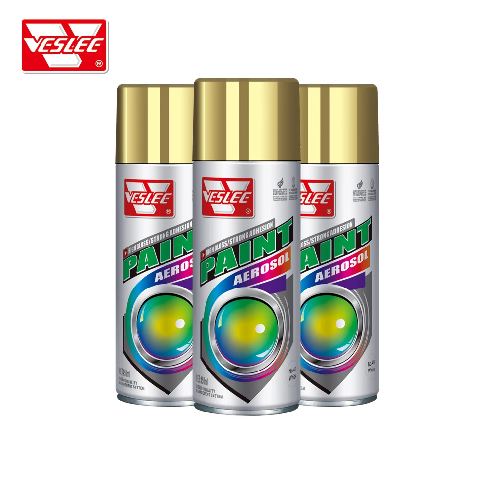 Автомобильный Спрей с зеркальным эффектом хромирование химический спрей хромированная Золотая краска