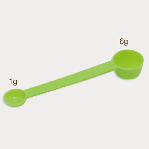 PP double head spices measuring scoop plastic powder measuring spoon 1/3g 1g /6g