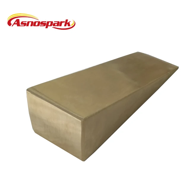 Non sparking brass copper alloy wedge