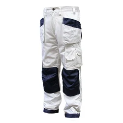 Work Pants 280gsm Codura Pockets And Zippers, Durable Cargo Work Pants Contrast Knee Pads Cordura work trousers