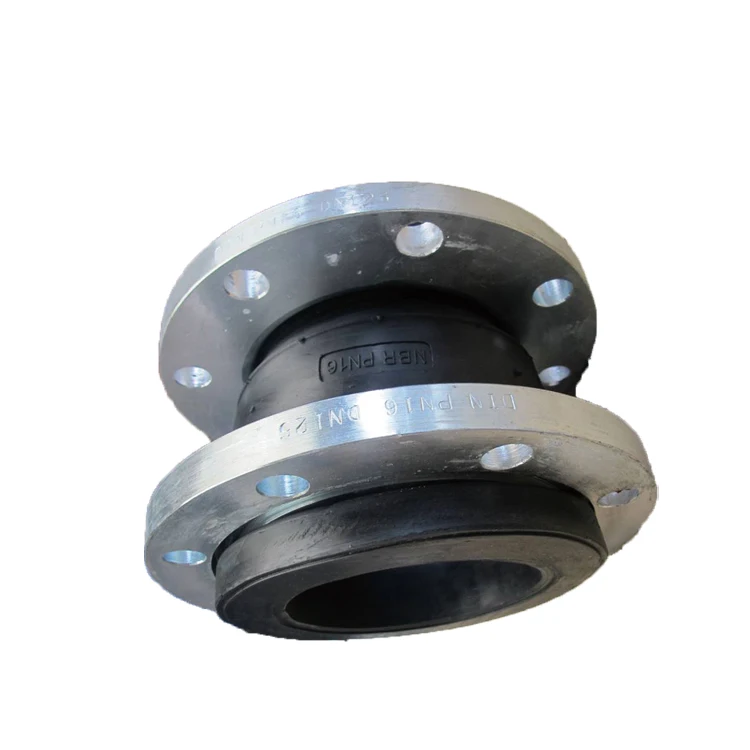 Rubber expansion joint with flange