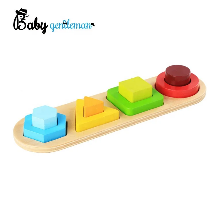 2023 Best design intellectual wooden shape matching puzzle for baby Z13076E