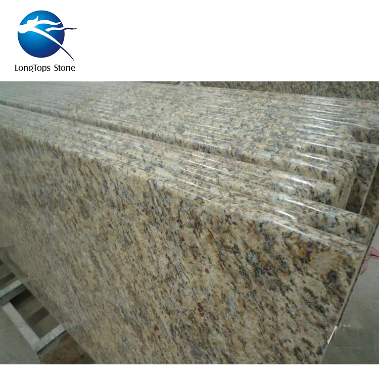 Cheap Natural Stone  Giallo Ornamentale Granite Bush Hammered Chinese Yellow Granite Tiles