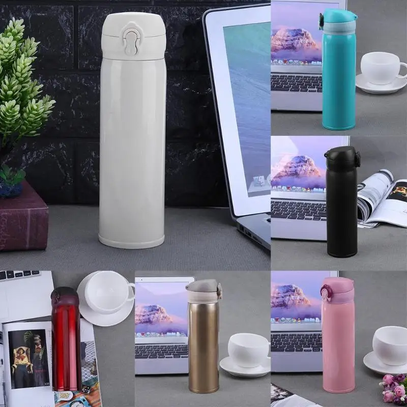 Coffee Cup Bottle Stainless Steel Thermocup Vacuum Cup Thermal Mug Flask Coffee Mug Travel Drink Bottle Therm