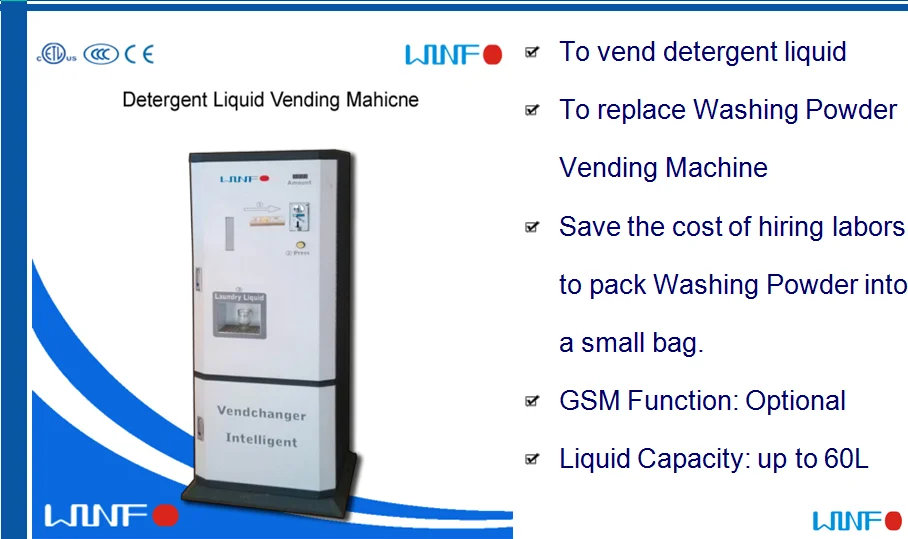 Standing Liquid vending machine