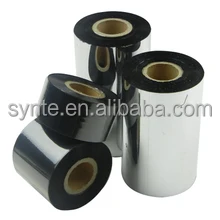 Jetland Wax Ribbons for Zebra Thermal Transfer Printers, 4.33 x 1476 Feet, 110 Millimeter x 450 Meter, Produces Text an