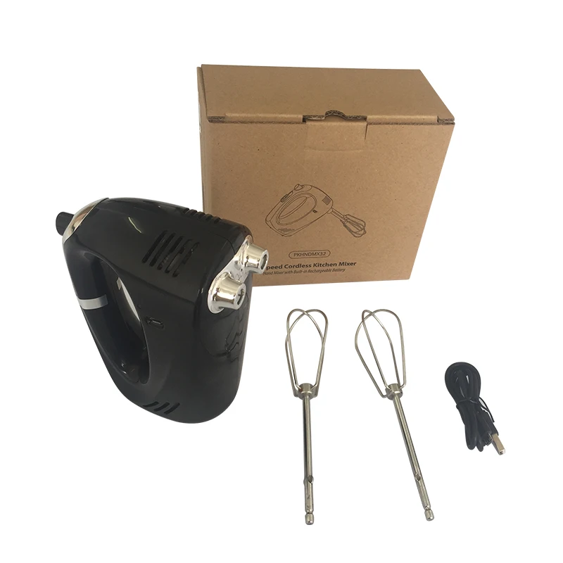 Battery operated cordless kitchen cake aid hand held mixer