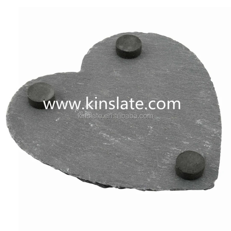 27 x 25 cm heart shape Professional slate supplier heart slate stone plate wholesale