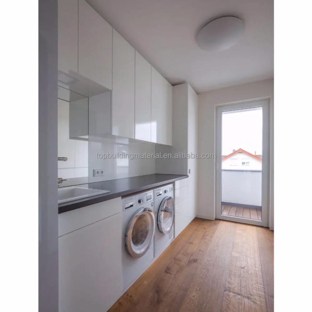 
High end glossy white german laundry 