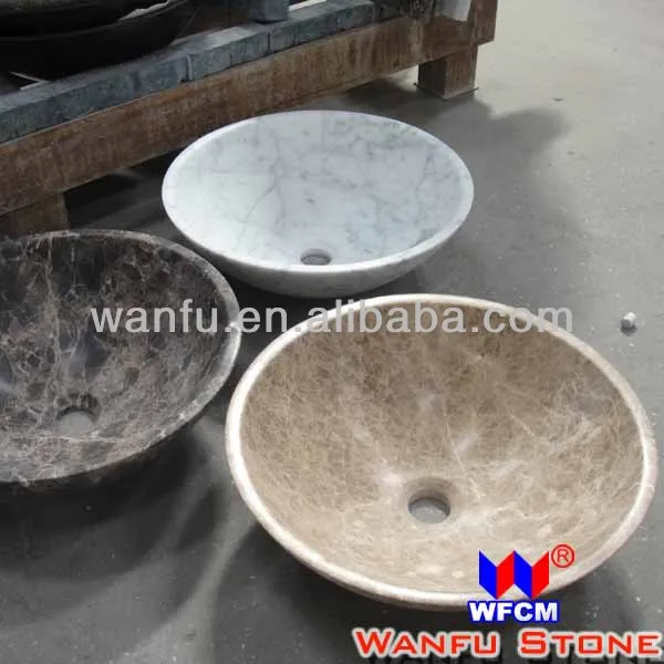 Мраморная раковина для ванной комнаты