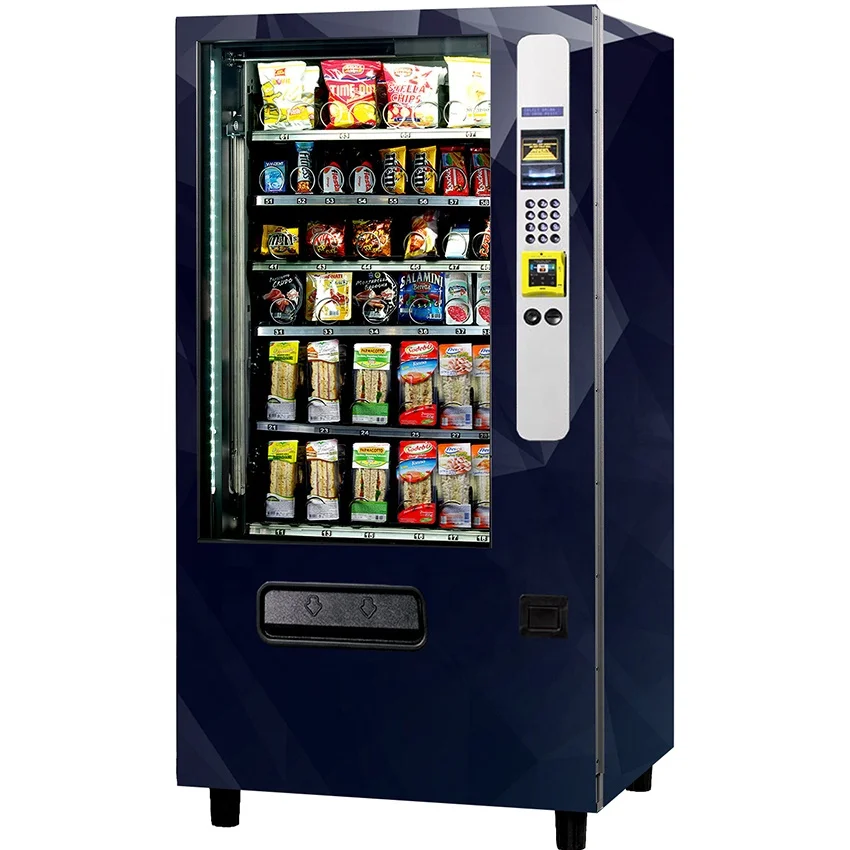 Smart 24 Hours Self-service Automatic Milk Tea Food Snack Vending Machine for Sale