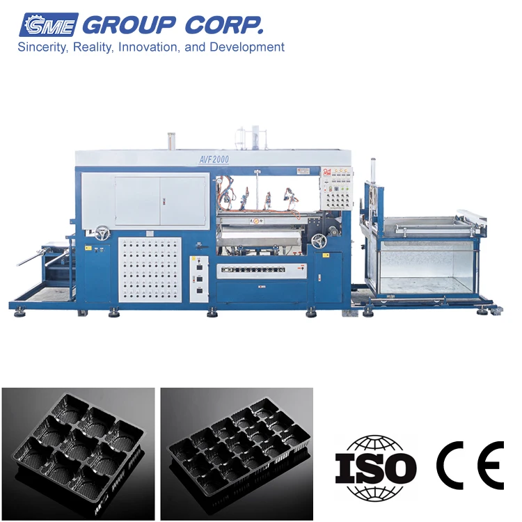 Полностью автоматическая пластиковая коробка для ланча/лоток/посуда/миска/крышка/вакуумная формовочная машина для электронной упаковки