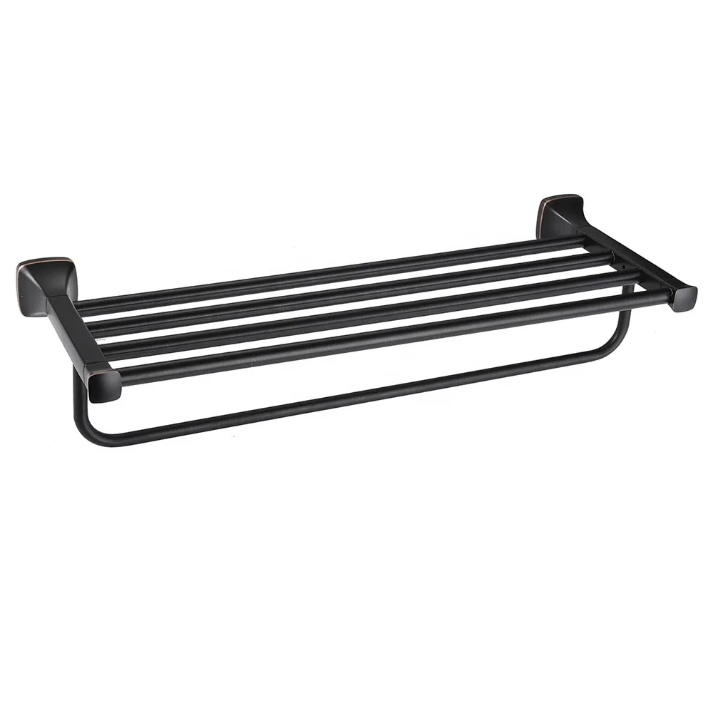 Black Oil rubber Bronze  Metal 6 Pieces Bathroom Accessories Set Stainless Steel Zinc Bathroom Hardware Accessory Set Towel Rack