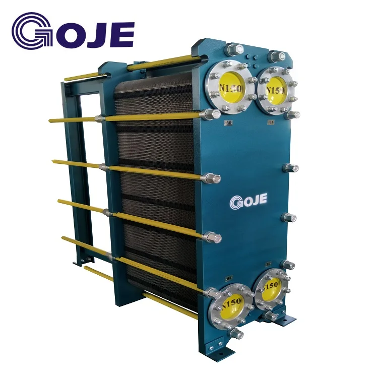 Promotional High Quality Plate Stainless Steel Industrial Heat Exchanger Cooler Ship Steam Hot Water Oil Heating Beverage