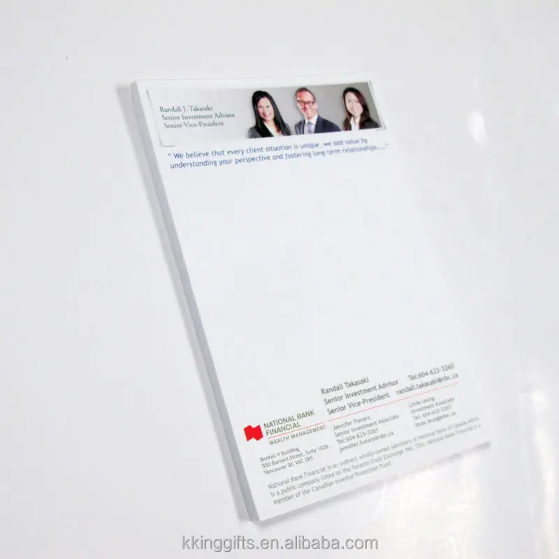 Customizable Natural Paper Mini Sticky Note Machine with 40 Sheet Inner Pages Printed Design Home Office Use Great Promotions