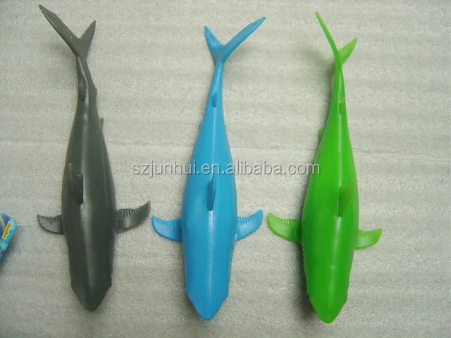 squishy sea animal plastic shark toy