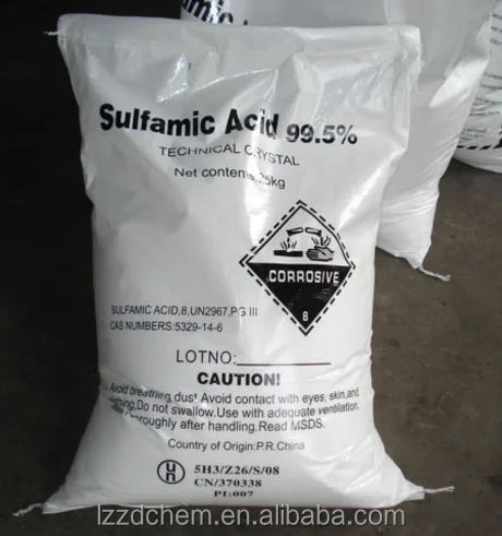 $$$ SULPHAMIC ACID with high quality low price / 99.5% & 99.8% / NH2SO3H / CAS NO. 5329-14-6