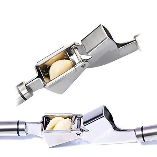 Stainless Steel Ginger Smasher Garlic Press Crusher and Mincer - Best Garlic And Garlic Press
