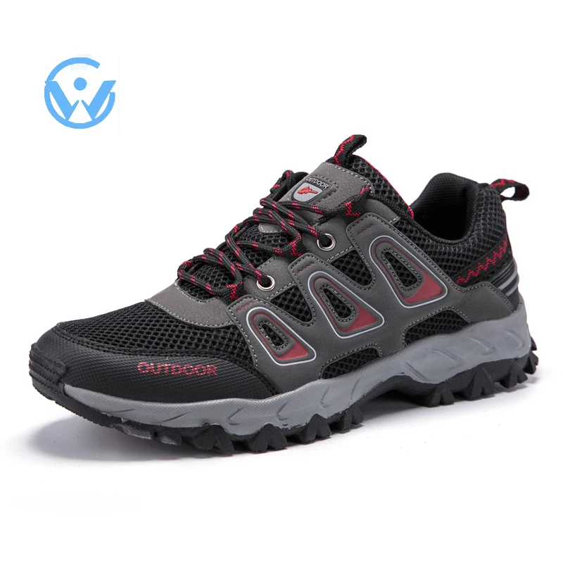 Mens Climbing Mountain Boots Outdoor Anti-slip Sports Sneakers Action Waterproof Trekking Shoes Hiking