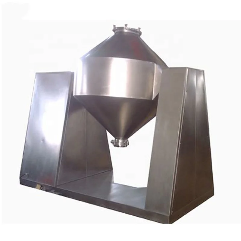 chemical powder viscous fluid mixing machine w powder mixer W-1000 double cone mixer