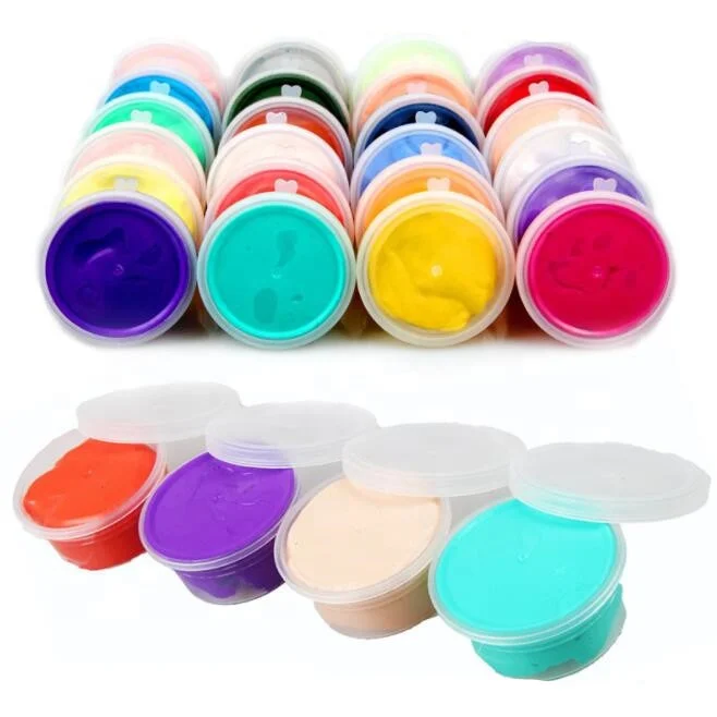 Глина для моделирования «сделай сам» 36 цветов волшебная воздушная сухая глина ультралегкий пластилин детей