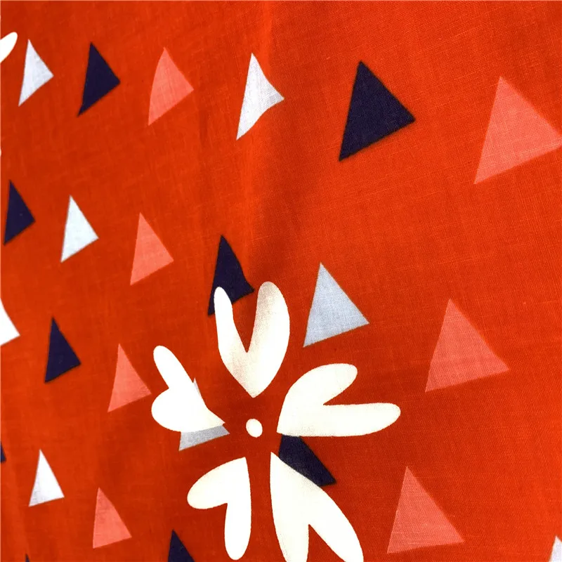 100% cotton Japanese style  heart in red color wrapping furoshiki